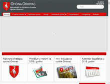 Tablet Screenshot of oriovac.hr